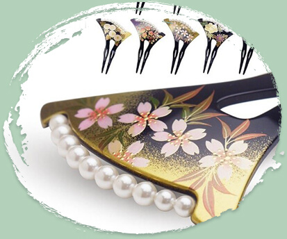 Bachigata kanzashi. Ảnh : store.shopping.yahoo.co.jp